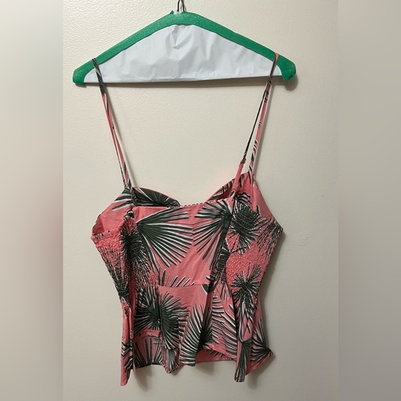 Tropical women’s summer top, size L. - Picture 2 of 3